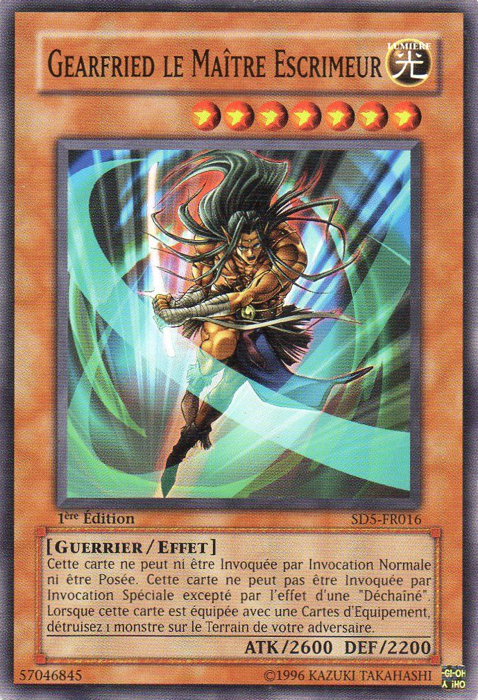 Card Errata:Gearfried the Swordmaster | Yu-Gi-Oh! Wiki | Fandom