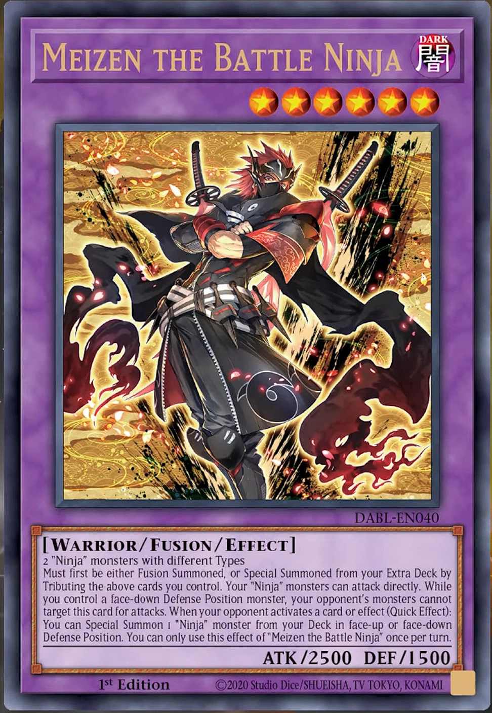 Card Gallery:Meizen the Battle Ninja | Yu-Gi-Oh! Wiki | Fandom