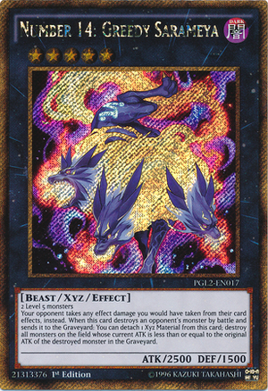 Number 14: Greedy Sarameya | Yu-Gi-Oh! Wiki | Fandom