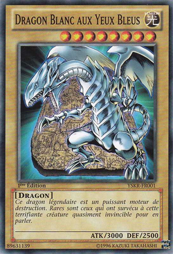 Yu-Gi-Oh Dragon Blanc Aux Yeux Bleus MVP1-FR055