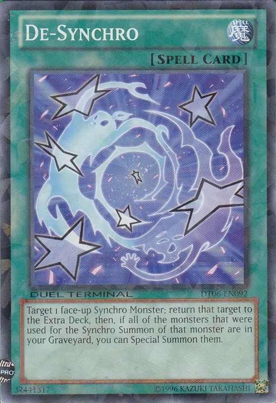 Card Errata:De-Synchro | Yu-Gi-Oh! Wiki | Fandom