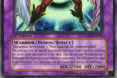 Neo-Spacian Air Hummingbird | Yu-Gi-Oh! Wiki | Fandom