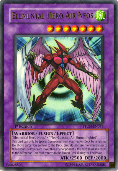 Elemental HERO Air Neos Yu Gi Oh Wiki Fandom