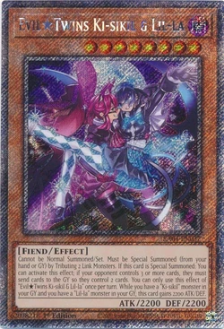 Card Gallery:Evil☆Twins Ki-sikil & Lil-la | Yu-Gi-Oh! Wiki | Fandom
