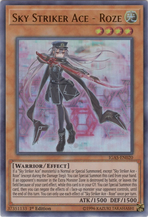 Card Gallery:Sky Striker Ace - Roze | Yu-Gi-Oh! Wiki | Fandom