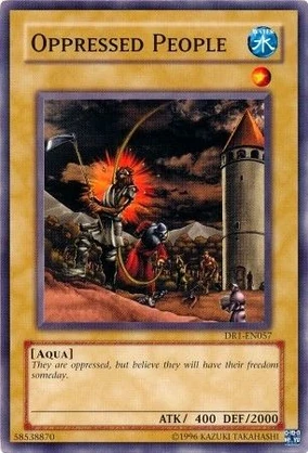 oppressed people yugioh card Oppressed People [DR1-EN057] Common main image 1