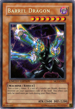 YuGiOh Konami 302-055 Ultimate Rare Barrel Dragon Japanese F