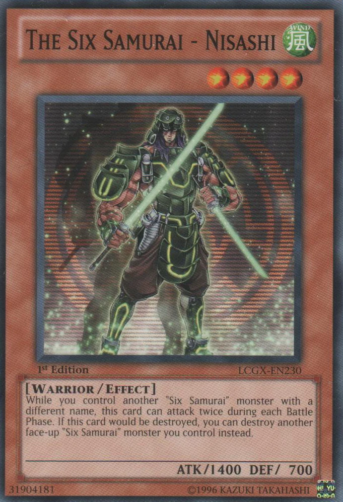 Card Errata:The Six Samurai - Nisashi | Yu-Gi-Oh! Wiki | Fandom