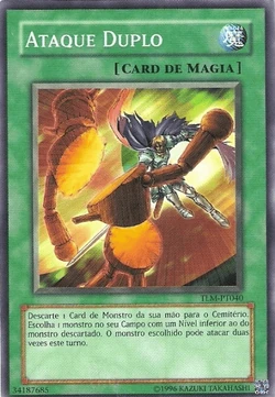 yugioh spell card that doubles attack points Amazon.com: Yu-Gi-Oh! - Two-Pronged Attack (SDY-028) - Starter Deck Yugi -  Unlimited Edition main image 0