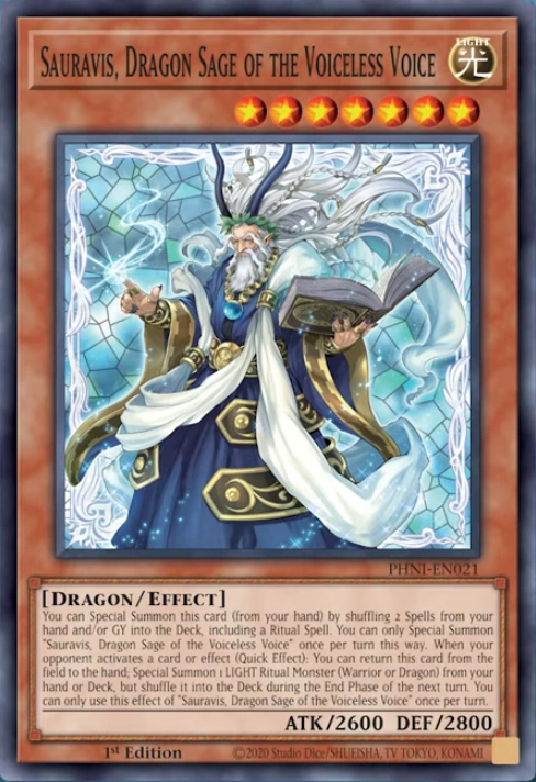 Sauravis, Dragon Sage of the Voiceless Voice | Yu-Gi-Oh! Wiki | Fandom