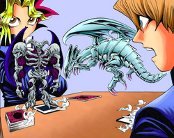 YGO-010 Blue-Eyes refuses to attack