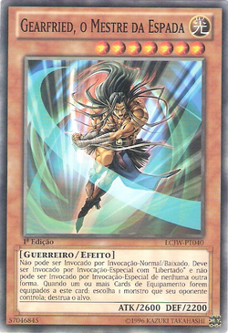 Yugioh Gearfried the swordmaster SD5-EN016 1st Edition LP NM
