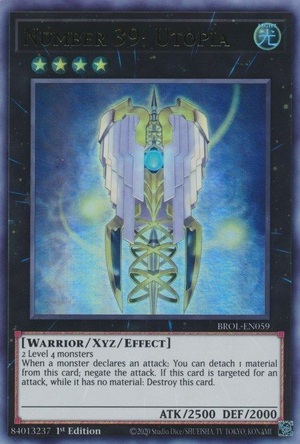 YuGiOh! OCG Structure Deck Overlay Universe Number 39 Utopia ZEXAL