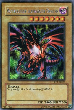 Red Eyes Black Dragon Yu-Gi-Oh! DM1 Game Boy Promo 1998 DMG