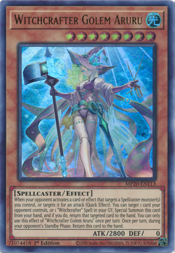 Card Gallery:Witchcrafter Golem Aruru | Yu-Gi-Oh! Wiki | Fandom