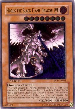 Card Gallery:Horus the Black Flame Dragon LV8
