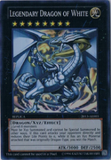 An example of the Series 8 layout on illegal Xyz Monster Cards. This is "Legendary Dragon of White", a World Championship Series 2012 promotional card.