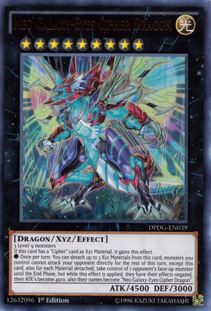 Yugioh Card Deck Cipher Kite Tenjo Cipher Neo Galaxy-eyes Photon