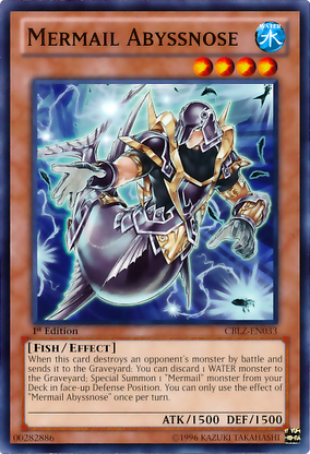 Mermail Abyssmegalo - BP02-EN117 - Mosaic Rare - 1st Edition