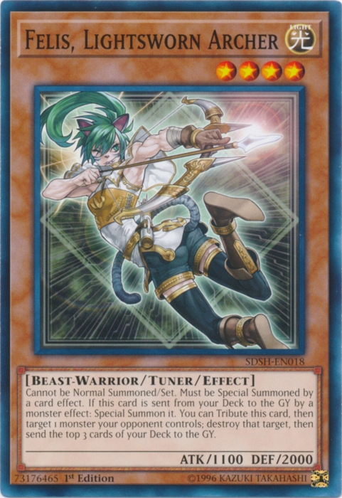 Felis Lightsworn Archer Yu Gi Oh Wiki Fandom