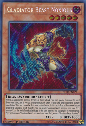 Gladiator Beast Noxious | Yu-Gi-Oh! Wiki | Fandom