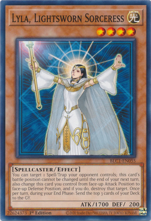 Amazon.com: YU-GI-OH! - Lyla, Lightsworn Sorceress (SDLI