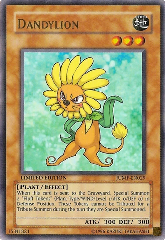 Card Errata:Dandylion | Yu-Gi-Oh! Wiki | Fandom