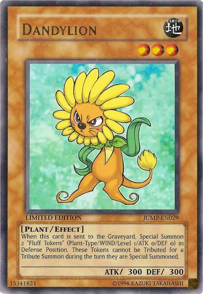 Card Errata:Dandylion | Yu-Gi-Oh! Wiki | Fandom