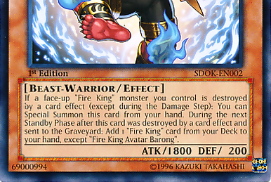 Fire King Avatar Yaksha  King's avatar, Yugioh, Avatar