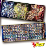 Legacy of the Valiant Booster Pack Guide: Double-sided paper playmat, with "Bujin" monsters on one side and a set spoiler for LVAL on the other side