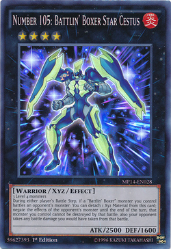 Card Gallery:Number 105: Battlin' Boxer Star Cestus | Yu-Gi Card Gallery:Number 105: Battlin' Boxer Star Cestus | Yu-Gi