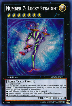Card Gallery:Number 7: Lucky Straight | Yu-Gi-Oh! Wiki | Fandom