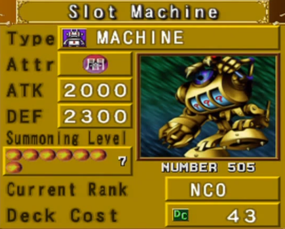 Slot Machine - Yugipedia - Yu-Gi-Oh! wiki