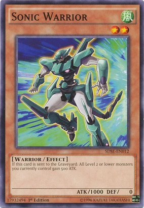 Sonic Warrior | Yu-Gi-Oh! Wiki | Fandom Sonic Warrior | Yu-Gi-Oh! Wiki | Fandom