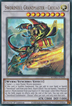 遊戯王/PSE/英語版/Burst　Of　Destiny　BODE-EN041[PSE]：Swordsoul Grandmaster  Chixiao/相剣大師赤霄 Card Gallery:Swordsoul Grandmaster - Chixiao | Yu-Gi-Oh
