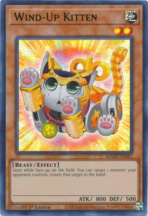 英語版 PHSW-EN026 Wind-Up Kitten ゼンマイニャンコ (レリーフ