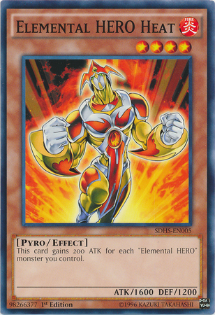 Elemental Hero Heat Yu Gi Oh Wiki Fandom