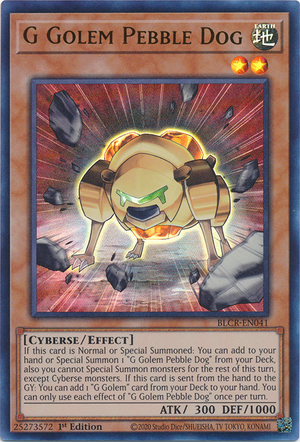G Golem Pebble Dog | Yu-Gi-Oh! Wiki | Fandom