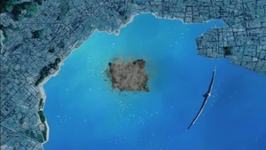 Satellite island.