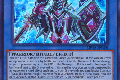 Amazon.com: YU-GI-OH! - Black Luster Soldier - Envoy of The