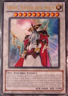 遊戯王　odin father of the aesir Yugioh Odin, Father of The Aesir STOR-EN040 Holo 1st Edition