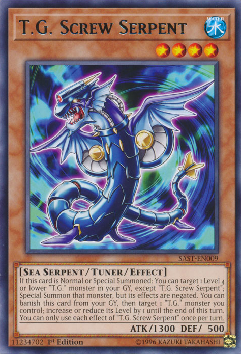 T.G. Screw Serpent | Yu-Gi-Oh! Wiki | Fandom