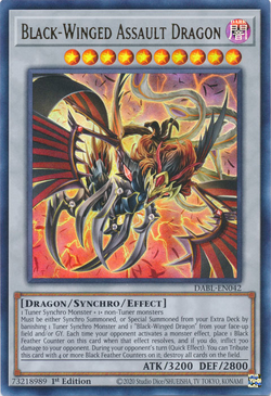 Card Gallery:Black-Winged Assault Dragon | Yu-Gi-Oh! Wiki