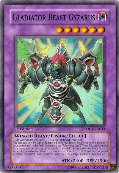 Card Errata:Gladiator Beast Gyzarus | Yu-Gi-Oh! Wiki | Fandom