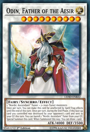 遊戯王　odin father of the aesir Odin, Father of the Aesir - Yugipedia