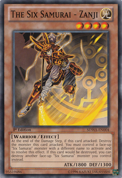 Card Gallery:The Six Samurai - Zanji | Yu-Gi-Oh! Wiki | Fandom Card Gallery:The Six Samurai - Zanji | Yu-Gi-Oh! Wiki | Fandom