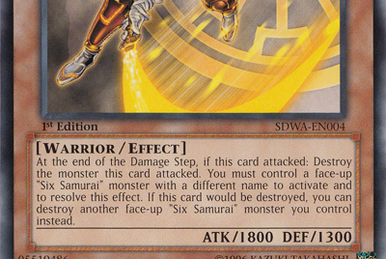 The Six Samurai - Yariza | Yu-Gi-Oh! Wiki | Fandom
