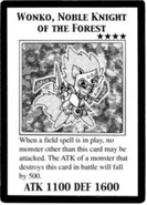 Wonko, Noble Knight of the Forest