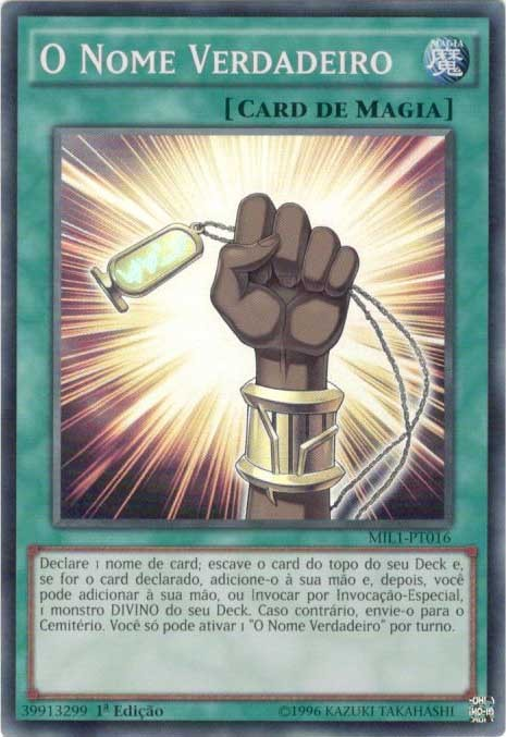 O Nome Verdadeiro, Yu-Gi-Oh!