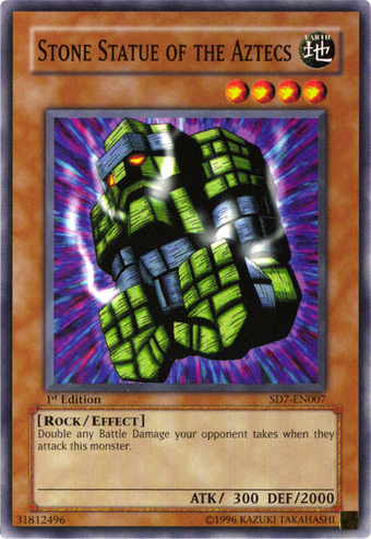 Card Errata:Stone Statue of the Aztecs | Yu-Gi-Oh! Wiki | Fandom